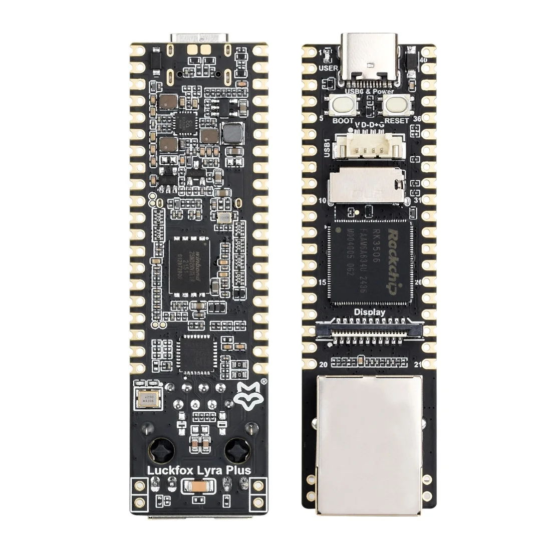 Rockchip RK3506G2  Linux Development Board 3-core Cortex-A7 processor RJ45 Ethernet interface