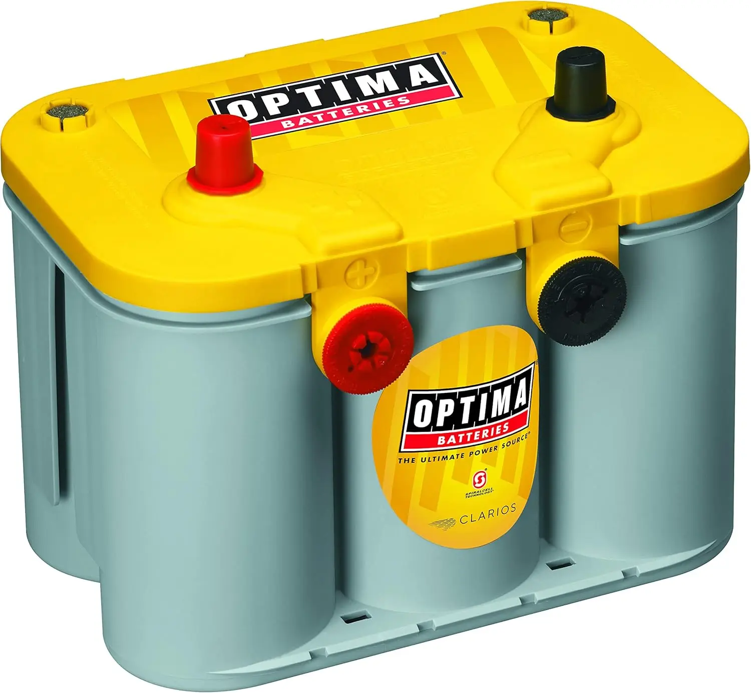 

Batteries High Performance D34/78 YellowTop Dual Purpose Sealed AGM Car, Truck and SUV Battery, 750 CCA, Dual Terminal