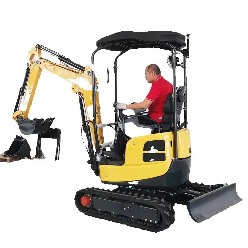 

Nicosail Hydraulic Mini Crawler Excavators 1.8 ton EURO5/EPA Small Digger with Excavator Parts