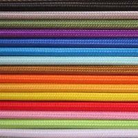 2m 3m 5m 10m 250V 2 núcleos 0,75 mm2 Cable eléctrico textil tela trenzada Cable flexible Cable de lámpara Vintage