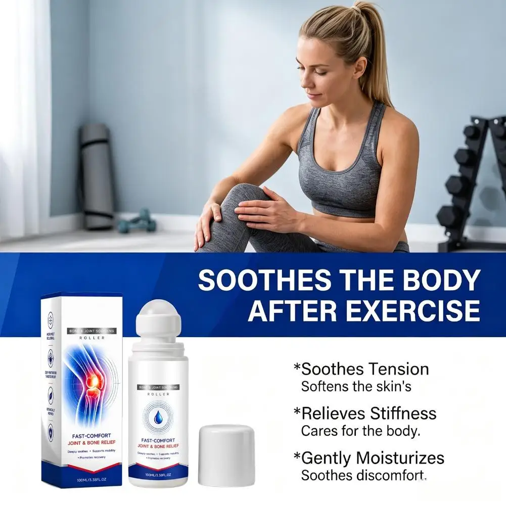 Professional Brand Body Care Stick Joint Bone Relief Ball For Back Neck Hands Knees Healthy 100ml Bone Joint Soothing Rollerball