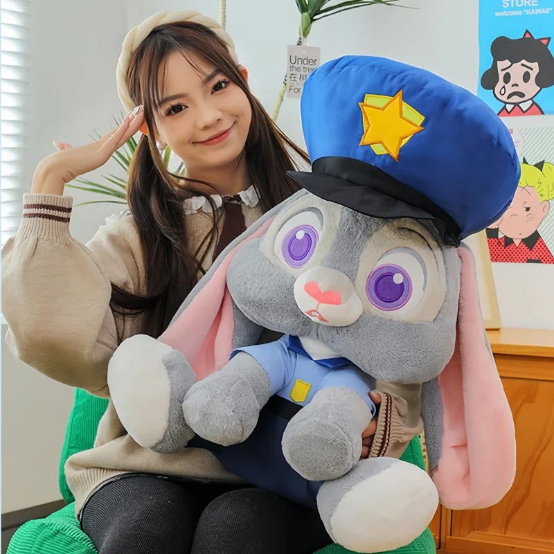 60CM Big Size Disney Zootopia Judy Hopps Nick Wilde Cartoon Anime bolster Plushies Stuffed cushion soft doll Children's gifts