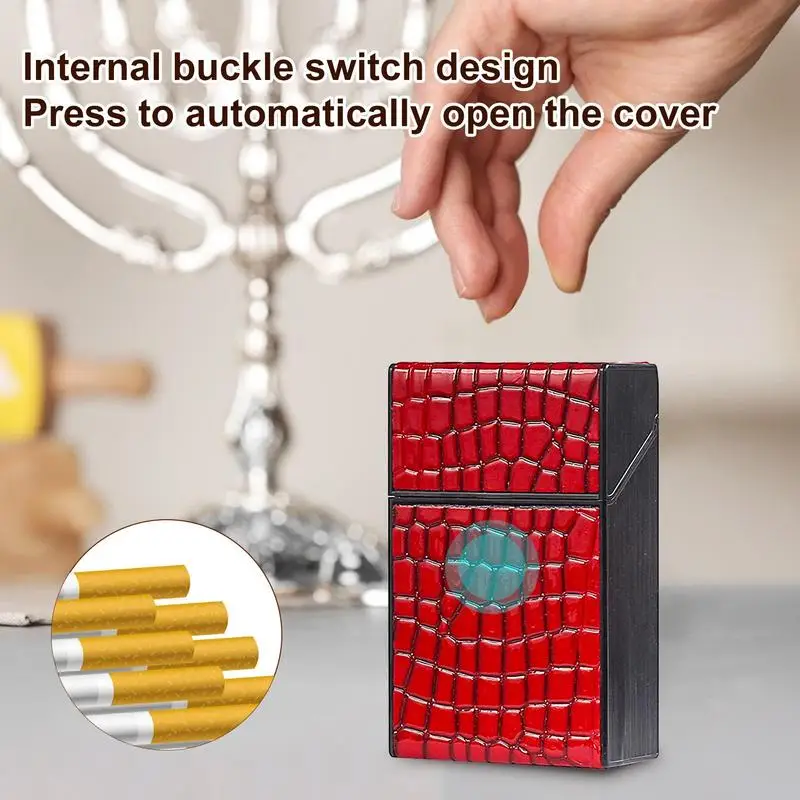 New Cigarettes Case Holder Slim 20-piece Pocket Box Storage Small Cigarettes Container Cigarettes Protective Case Hand Roll