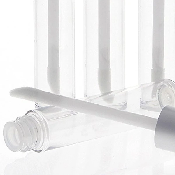 3pcs Lip Gloss Tubes With Wand Bottles Empty Tubes with Wand Mini Portable Travel Makeup Containers for Lip Gloss Toner