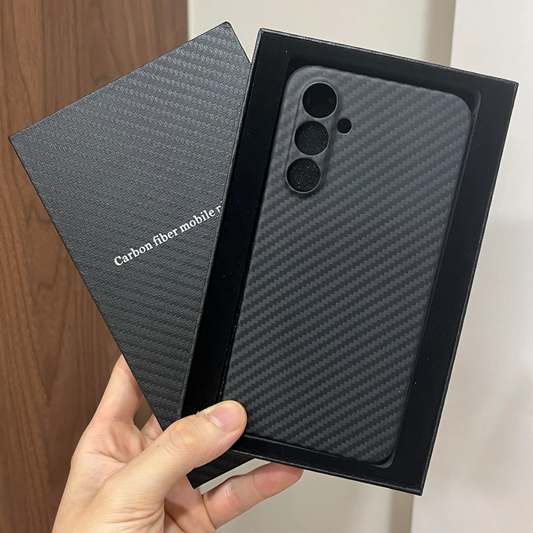 

Чехол для телефона из настоящего арамидного углеродного волокна для Samsung Galaxy A54 A55 A73 A72 A71 S23 S24 Plus 5G A 54 S 23 24 S23Plus S24Plus