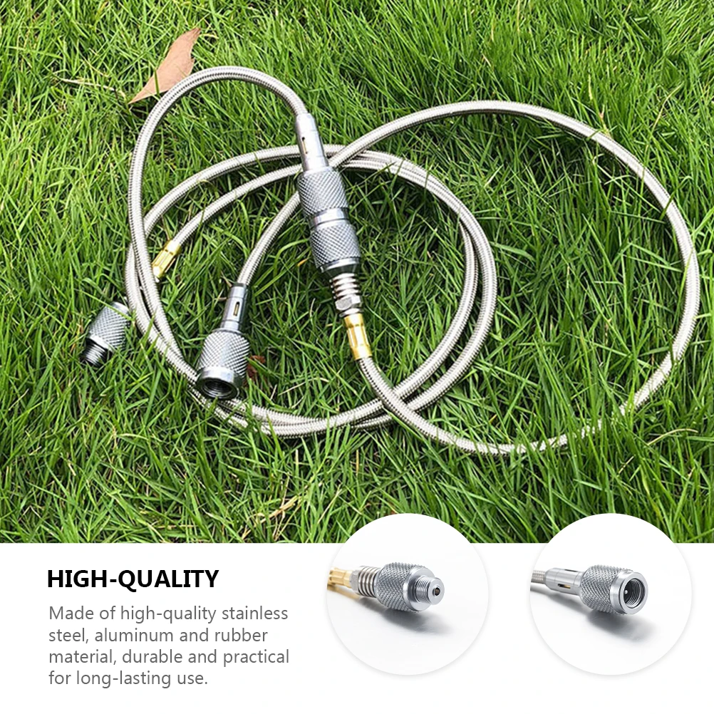

7075 Aluminum Propane Hose High Pressure Gas Stove Extension Tube Camping Supplies Picnic Adapter Outdoor BBQ Kitchen Bar