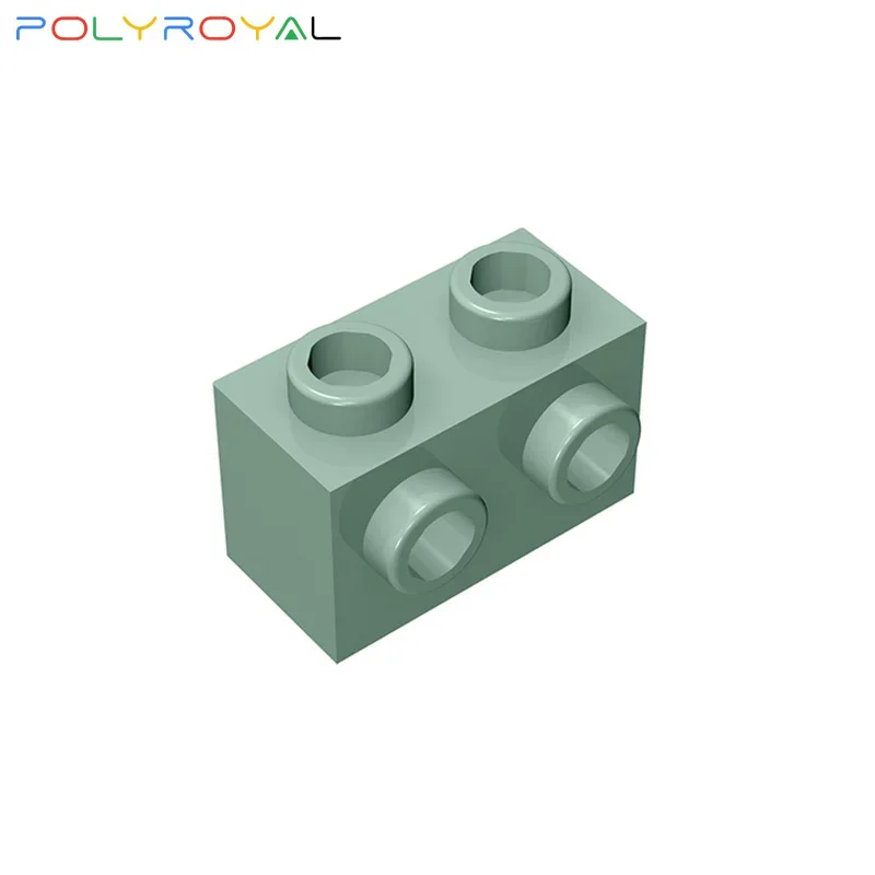 Building Blocks Technicalalal 1x2 One side bump brick with adapter 10PCS Compatible Assembles Particles  Part Moc Toy 11211