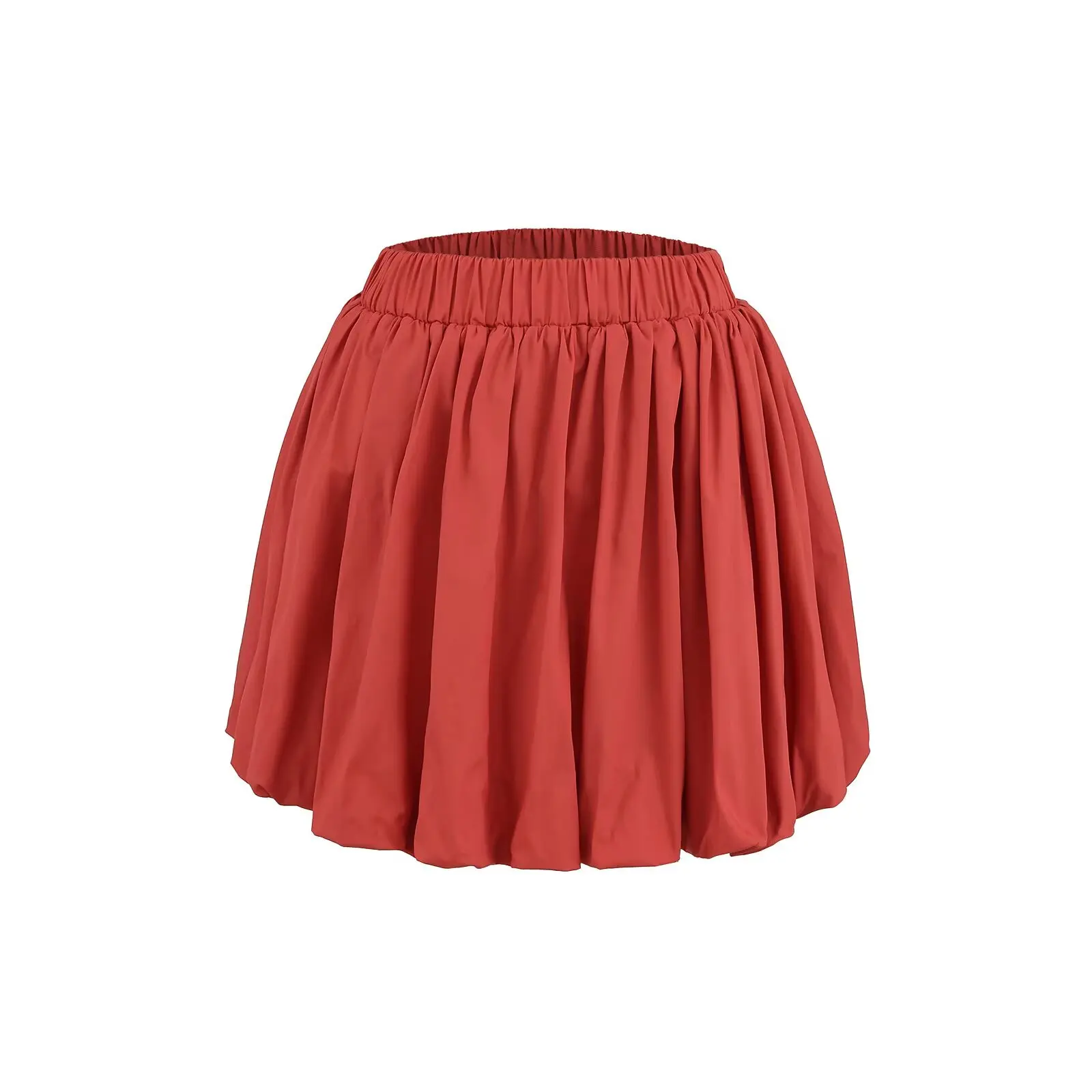 

Cloudlike Fluffy High Waist A-Line Bloomer Skirt Women's Summer Ele Versatile Slimming Lantern ort Skirt Street Sle