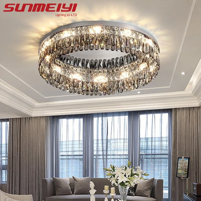 

Crystal Ceiling Lights Led Room Lamp For Living Room Kitchen Kids Bedroom Lighting Modern Ceiling Lamp Indoor Fixture plafonnier