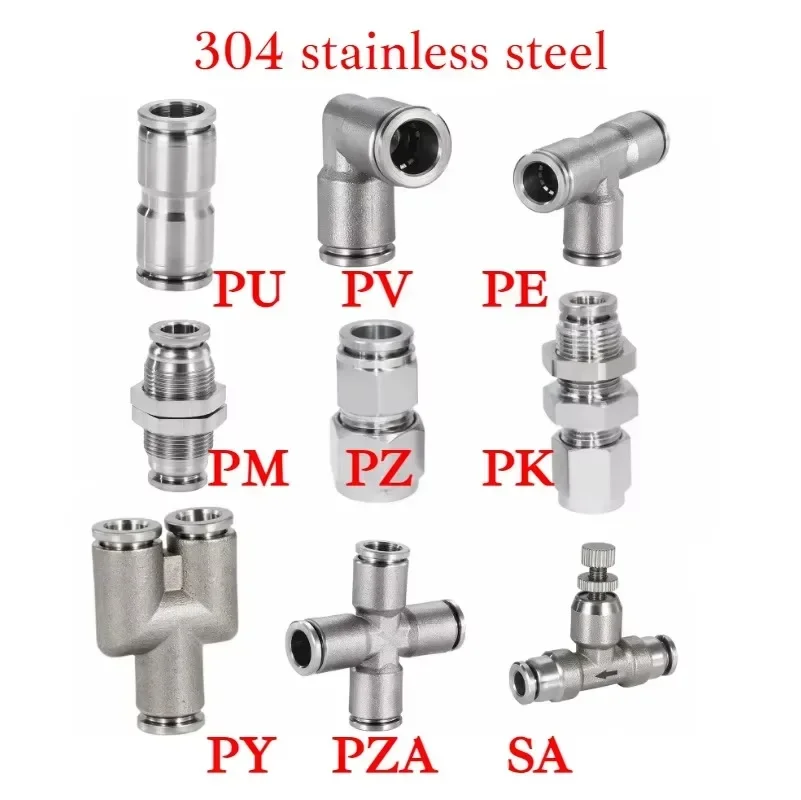 

3,175-15,88 мм 1/8 "5/32" 1/4 "-5/8" трубка наружный диаметр 2-4 способа угловой тройник Y крестовая переборка из нержавеющей стали для подключения пневматического воздушного фитинга