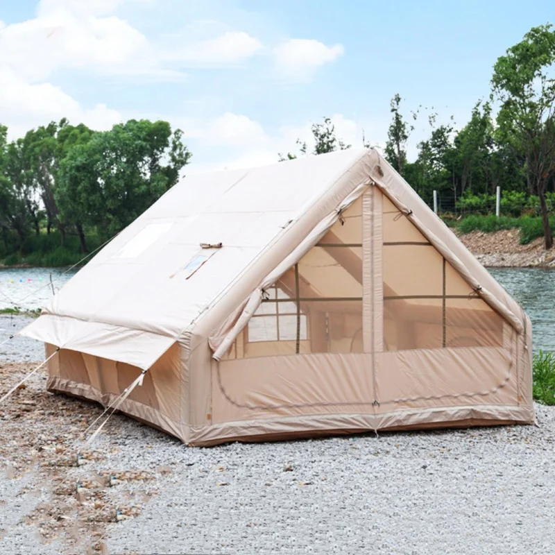 

Hot sale! 12.0 Outdoor Camping Inflatable Cabin Tent With 4 Season Removable Large Door Air Tent