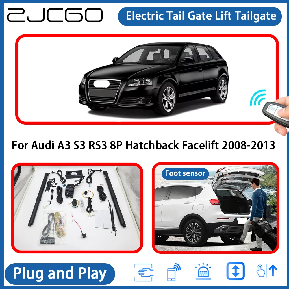

for Audi A3 S3 RS3 8P Hatchback Facelift 2008-2013 Powered Tailgate Power Liftgate Electric Tail Gate Lift Assisting System