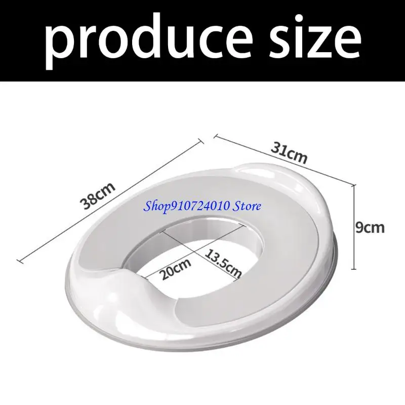 77HD مقعد مرحاض للأطفال لطيف طبقة نونسليب قاعدة بسيطة شطف ملحقات الحمام #6