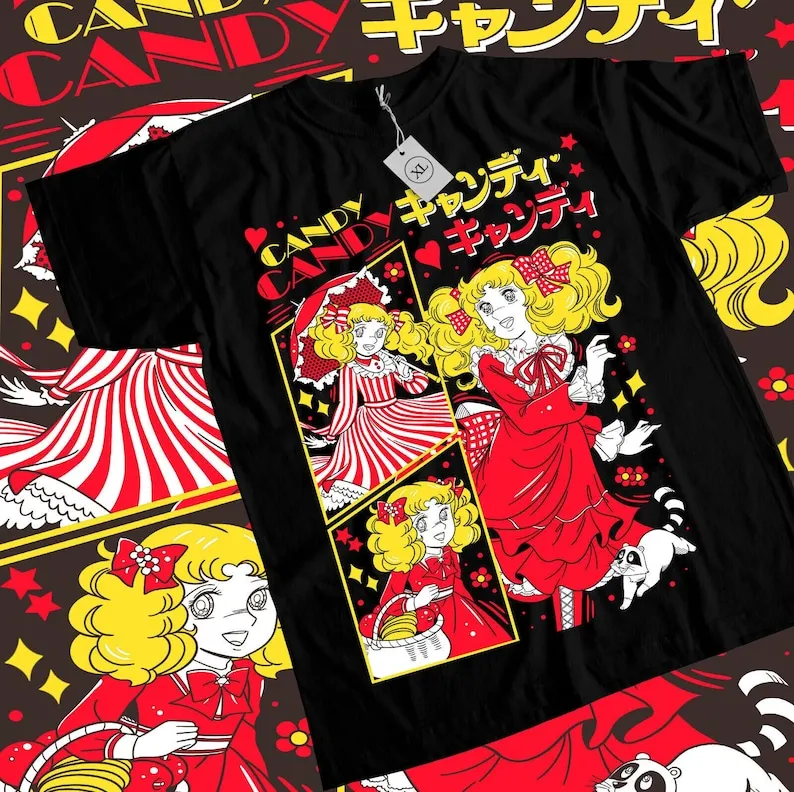 

candy candy T-shirt,shojo,riyoko ikedarose of versailles,kawaii Shirt