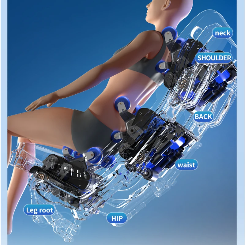 Massage Chair Home Full Body 4D Rail Luxury Space Cabin Multi Functional Sofa Chair