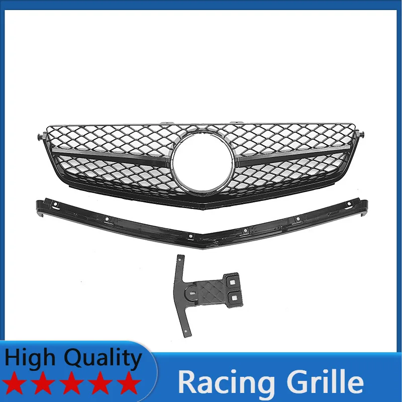 

For Mercedes C-Class W204 2009-2011 Year Racing Grille Front Bumper Grill Body Kit Accessories - A-M-G Style