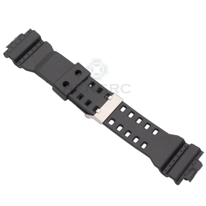 16mm Silicone Rubber Watch Band Strap for G Shock GD-100 G-8900 Replacement Black Waterproof Accessories