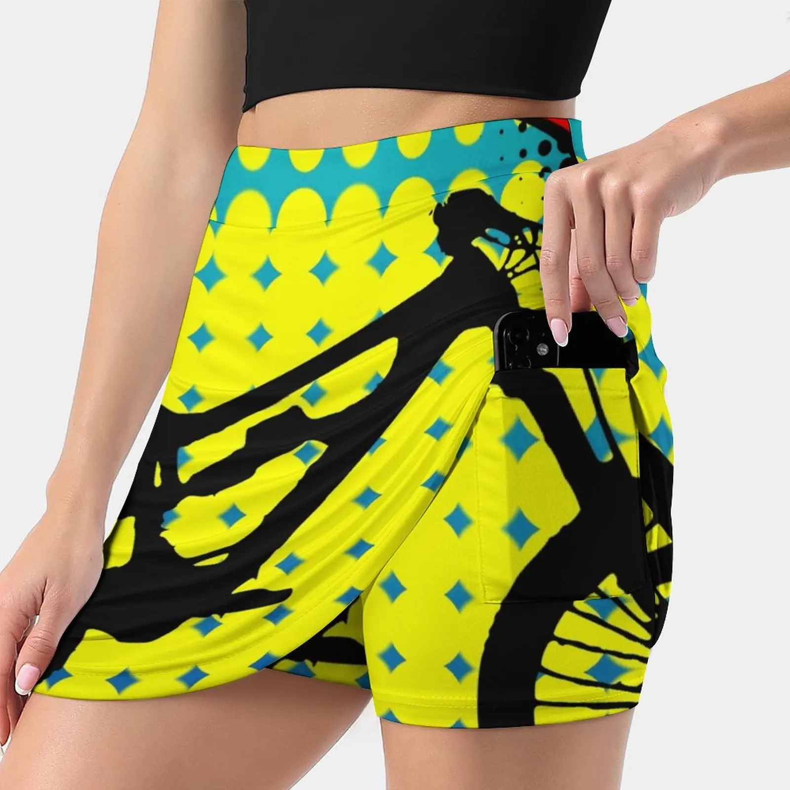 Mtb Pop Women's skirt Aesthetic skirts New Fashion Short Skirts Mtb Mountain Biking Cycling Enduro Biking Enduro Vtt Bike