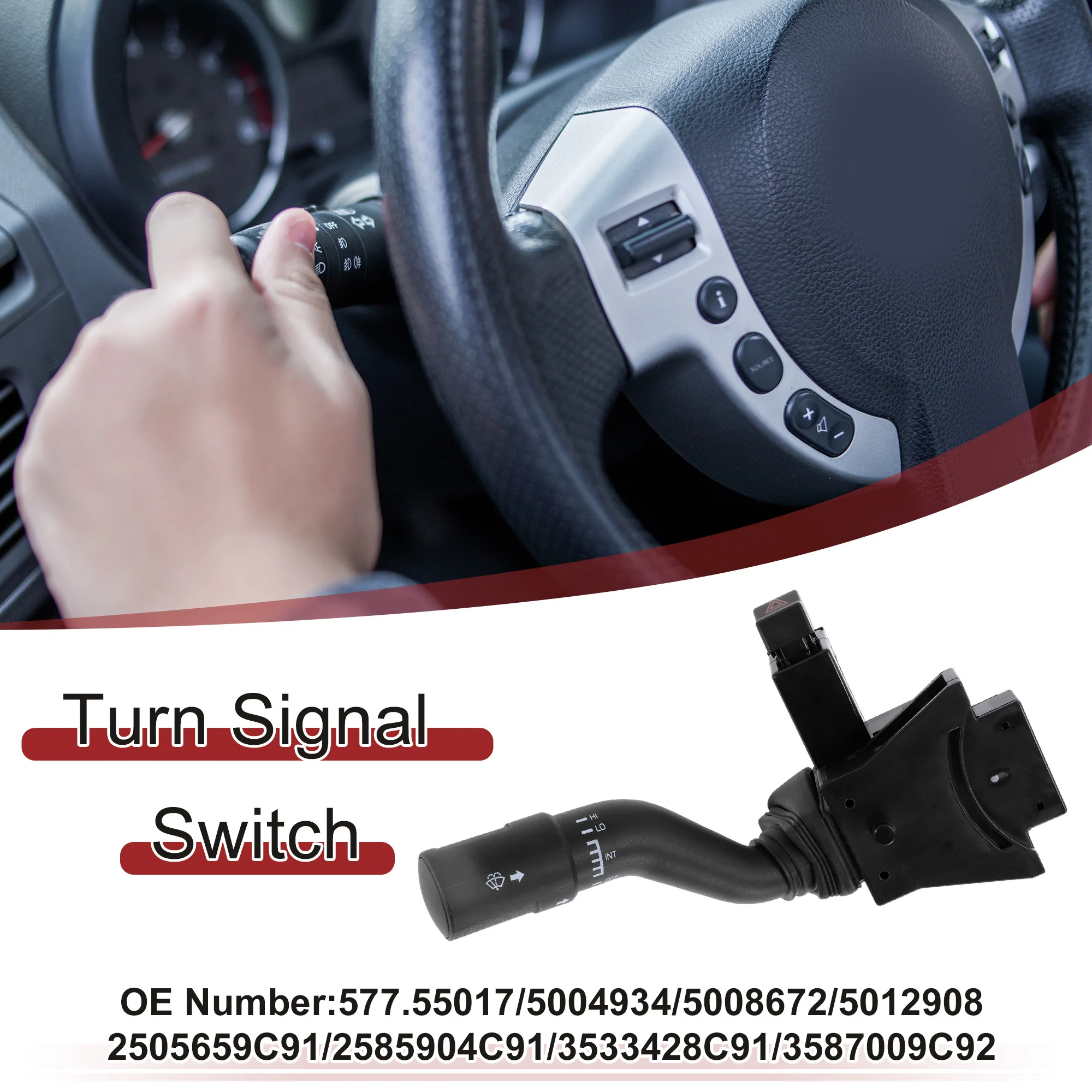 

UXCELL No 57755017 Переключатель указателей поворота для Navistar для International IHC 1300fbc 3200