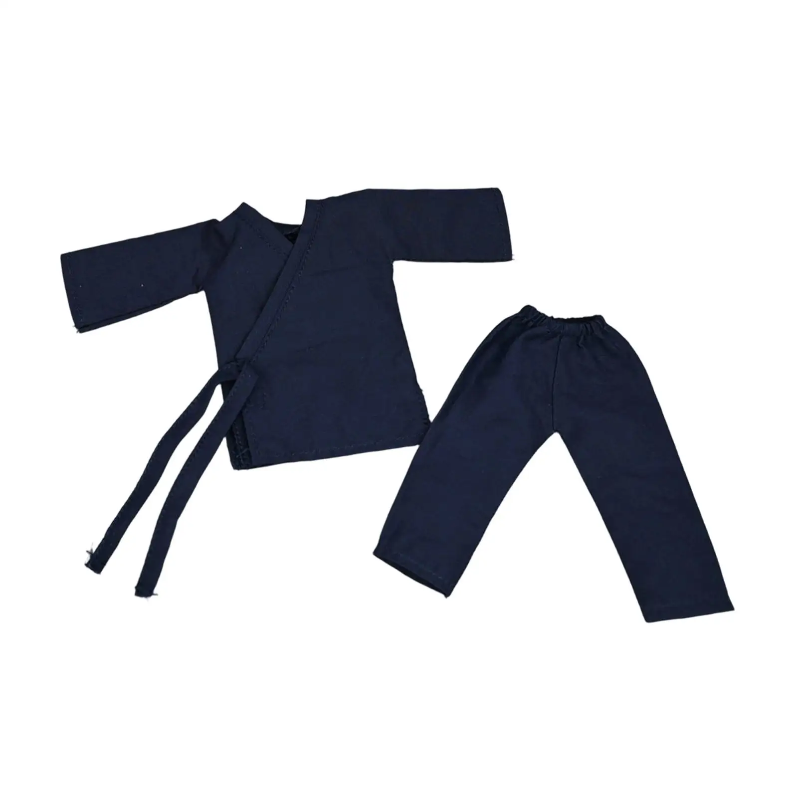 Abito Taoista 1/12, Abbigliamento Tradizionale Cinese, Accessori per Foto, Vestiti in Miniatura per Bambole Maschili da 6 Pollici