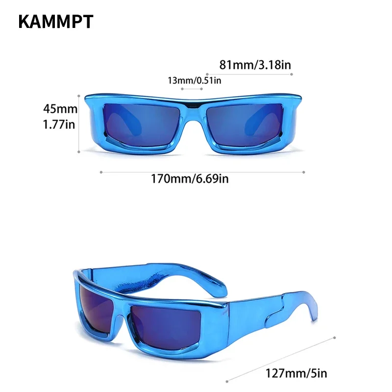 WINFUL New Y2k Wrap Round Men Sunglasses Metallic Rim Outdoor Sports Women Shades Trendy Brand Design Vintage UV400 Eyewear