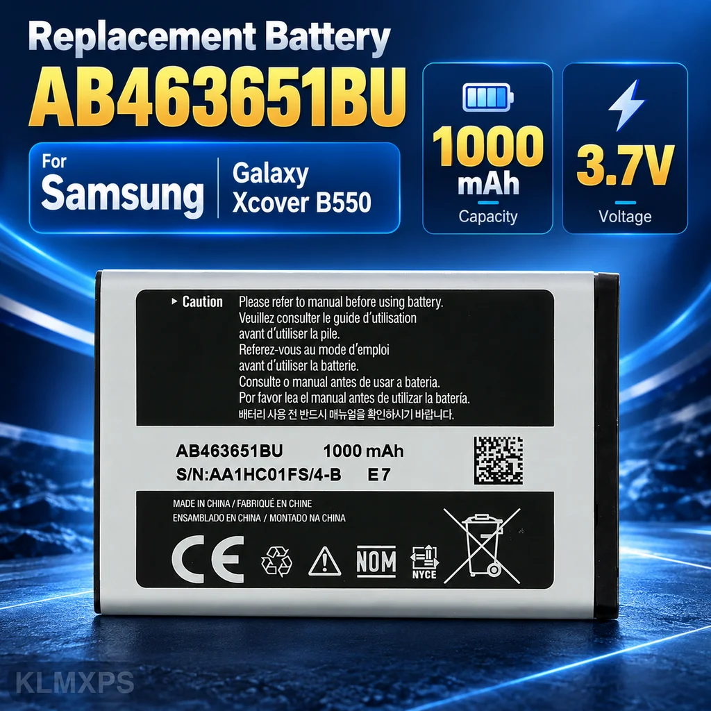 Replacement Battery For Samsung J808E, W559, F408, F339, S3650C, J808, F278, S7220, S359 AB463651BC/AB463651BU 960mAh
