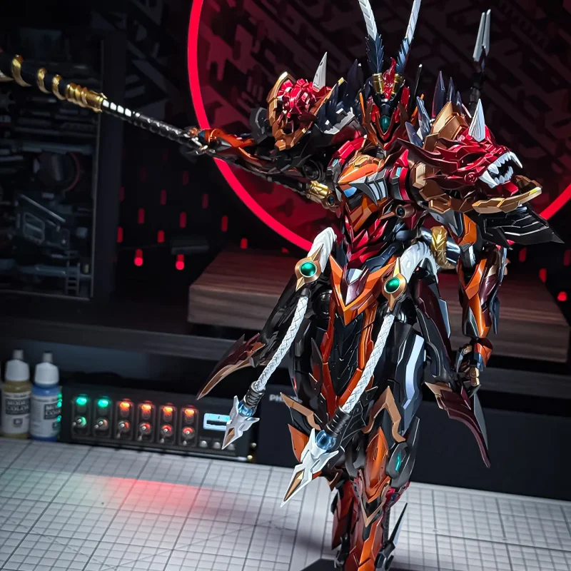 MOTOR NUCLEAR MNQ-XH08 Monkey King Sun WuKong Serie ABS Legering Skelet Action Figure Volledig Poseable Assembly Model Toy Boy Gift