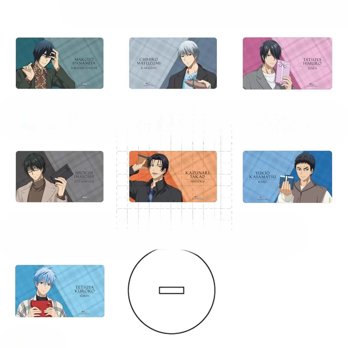 أنيمي Tetsuya Imayoshi Shoichi Hanamiya Makoto Himuro Tatuya Takao Kazunari الاكريليك حامل دمية نموذج لجسم تأثيري لعبة هدية