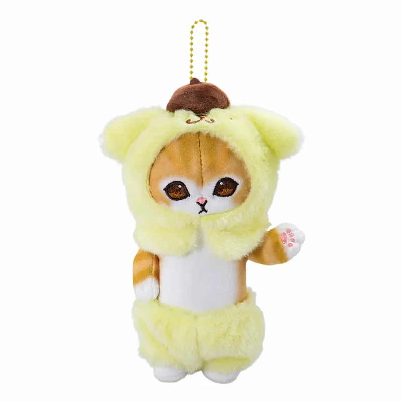 Pendentif en peluche Sanurgente Cosplay pour enfants, chat, beurre, mignon, Hello Kitty, Kuromi, Cinnamoroll, anime, breloques pour sac à dos, jouets, cadeaux, 15cm