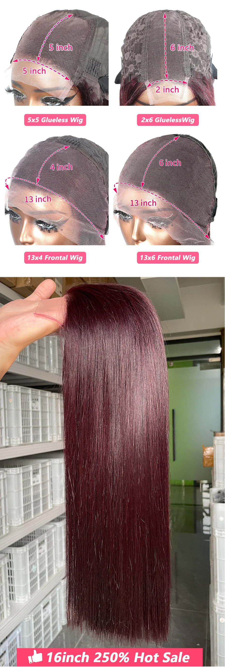 99J Burgunderfarbene Gerade Bob-Perücke 13x4 13x6 HD Transparente Lace-Frontal Echthaar 5x5 2x6 Kurze Bob-Perücken 100% Echthaar für Frauen – Detail 2