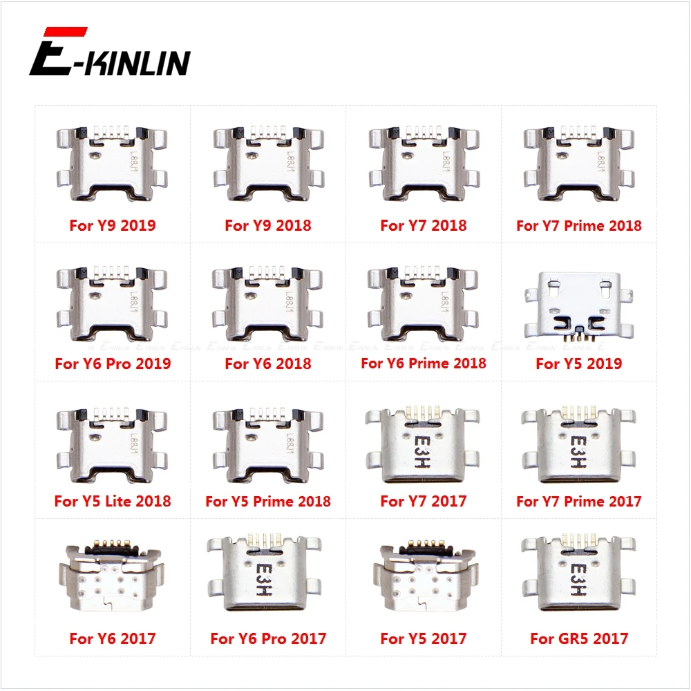 Micro USB Jack Type-C Charging Connector Plug Port Dock Charge Socket For HuaWei Y9 Y7 Y6 Pro Y5 Prime Lite GR5 2017 2018 2019