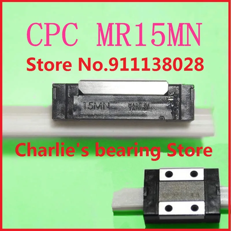 

10pcs 100% brand new taiwan original genuine CPC miniature linear guide block MR15MN