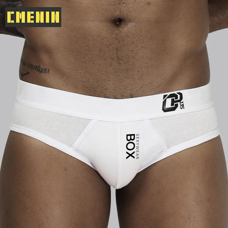 High Quality Low waist Sexy Mens Underwear Briefs Print Men\'s lingerie Cotton Men\'s Briefs Bikini Gay Underwear Cueca OR215