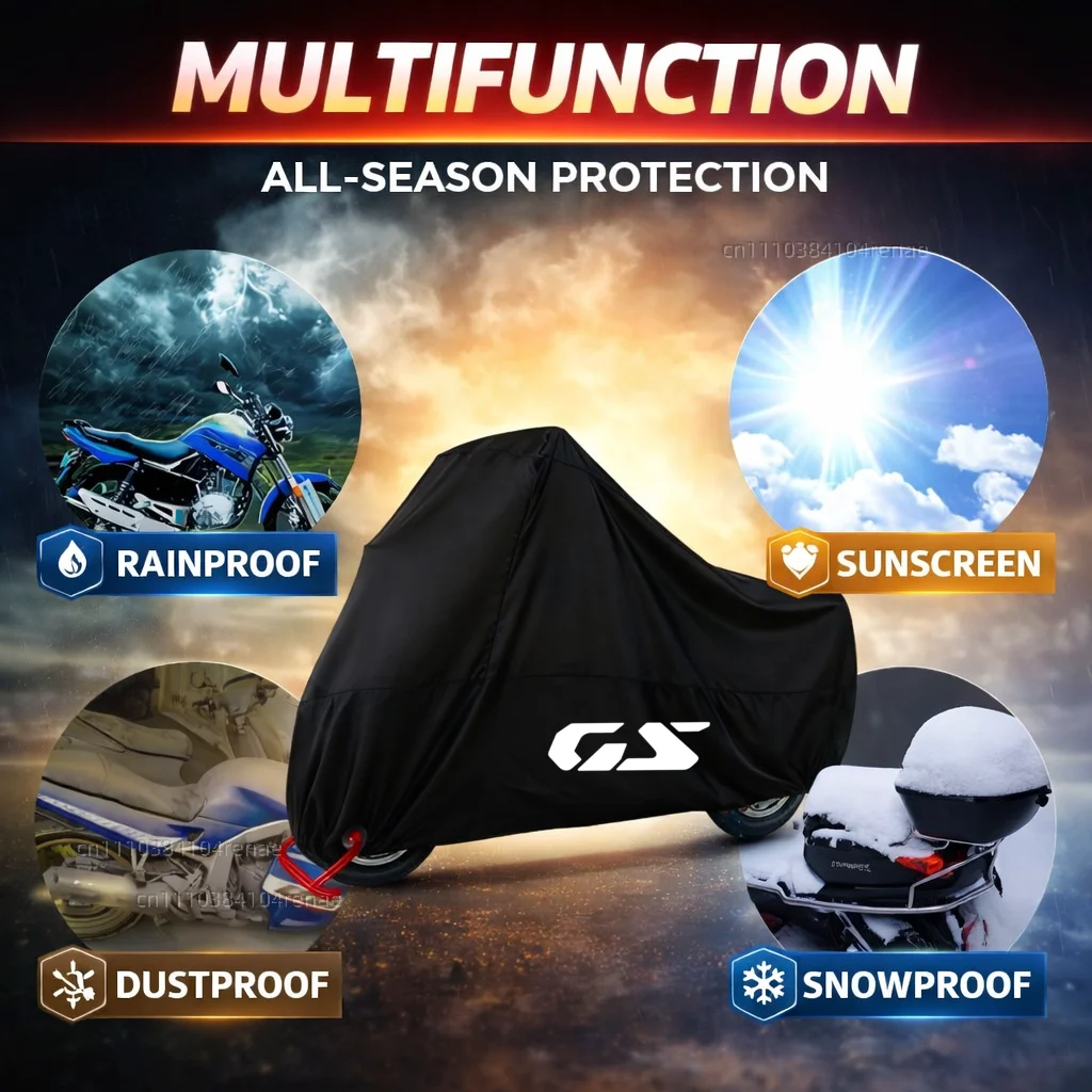 For R1300GS R 1300 GS GS1300 1300GS ADVENTURE ADV 190T Motorcycle Cover Waterproof Dustproof UV Protection All Season view 6