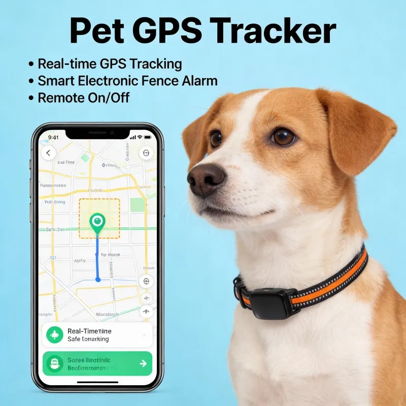 New 4G dog locator cat hunting dog gps positioning pet collar anti-loss