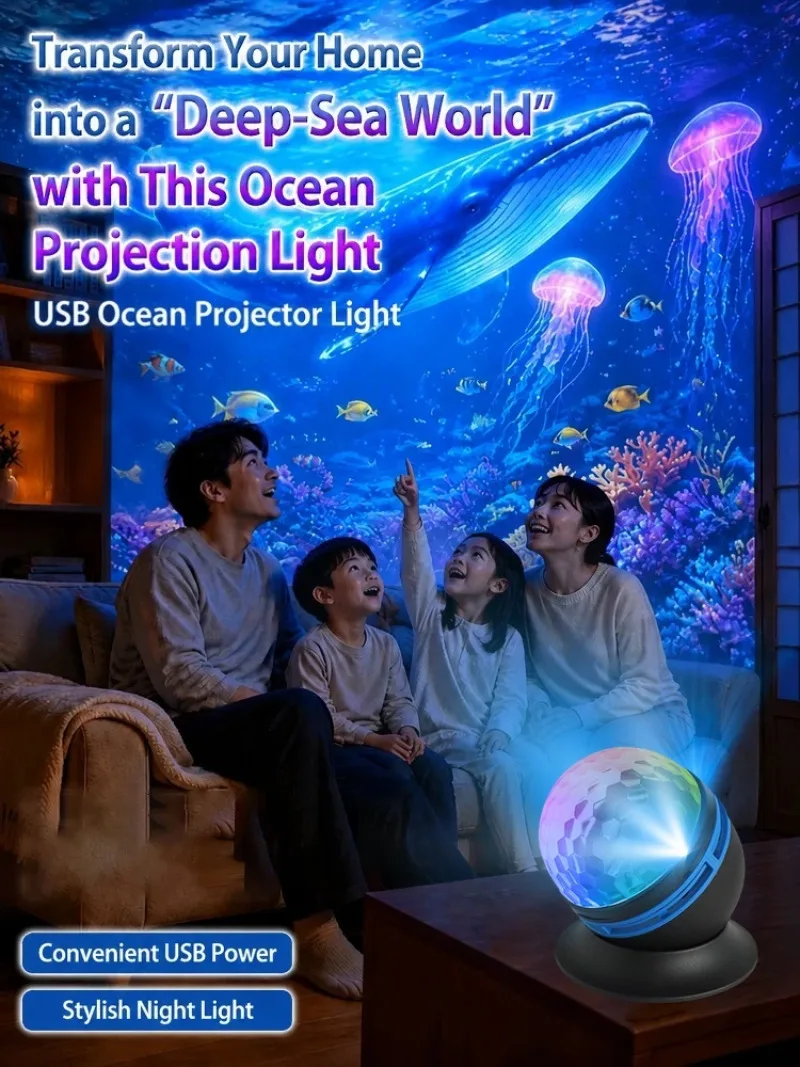 Projection Lamp Dream Creative LED Night Light For Bedroom Kids Gift Home Decoration Unique Illusion Lighting Ambient Light
