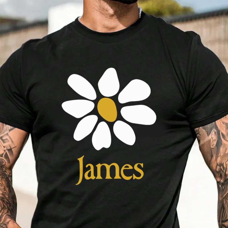 

Футболка с винтажным принтом James Band Indie Band Come Home Tim Booth Sit Down Fruit Of Loom 2026, мужская повседневная футболка в новом винтажном стиле