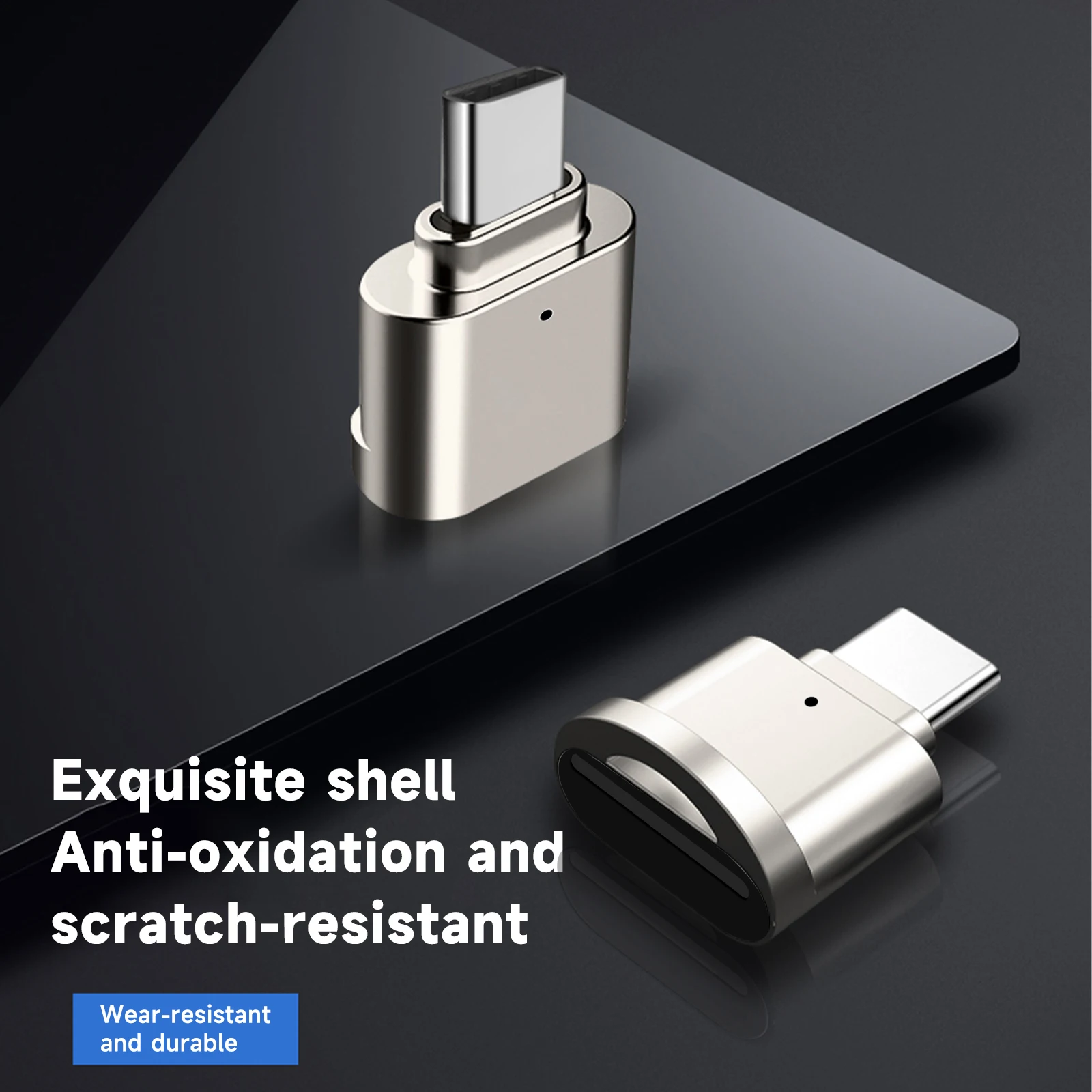 Mini Type-C USB 3.0 إلى SD Micro SD TF قارئ بطاقات بطاقة الذاكرة لقارئ بطاقات الألومنيوم Samsung Huawei Xiaomi