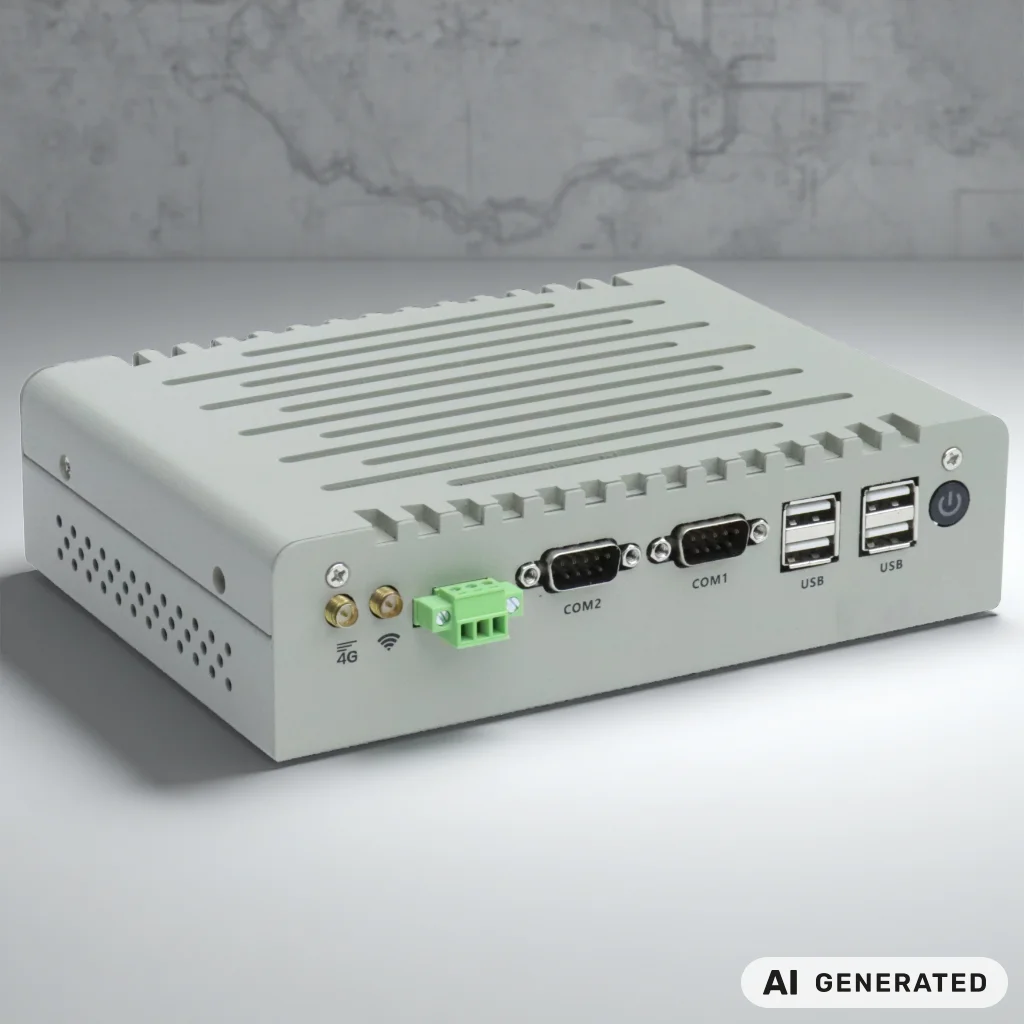 MeetNeng ANBOX Industrial Mini PC RK3566 3568 3288 3588 4G SIM Android RS232 HDMI WIFI6 BT Aluminum Alloy Fanless Design Light