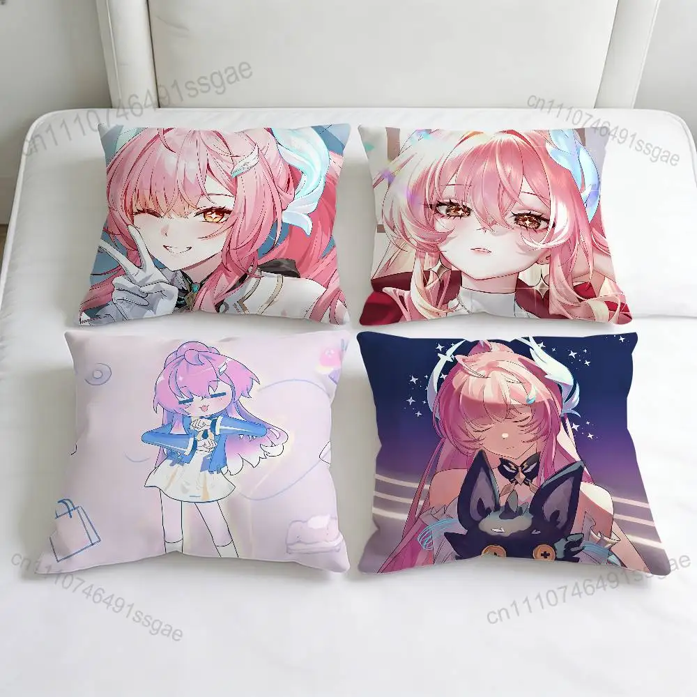 

W-Wuthering Waves Aemeath Decorative Square Pillow Cover Modern Cushion Case for Living Room Bedroom