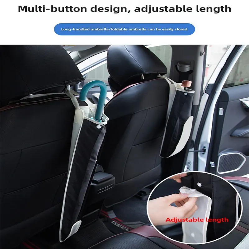 Foldable Waterproof Car Umbrella Storage Organizer Bag Umbrella Cover Protector Fixed Umbrella Stand Car Interior Accessories