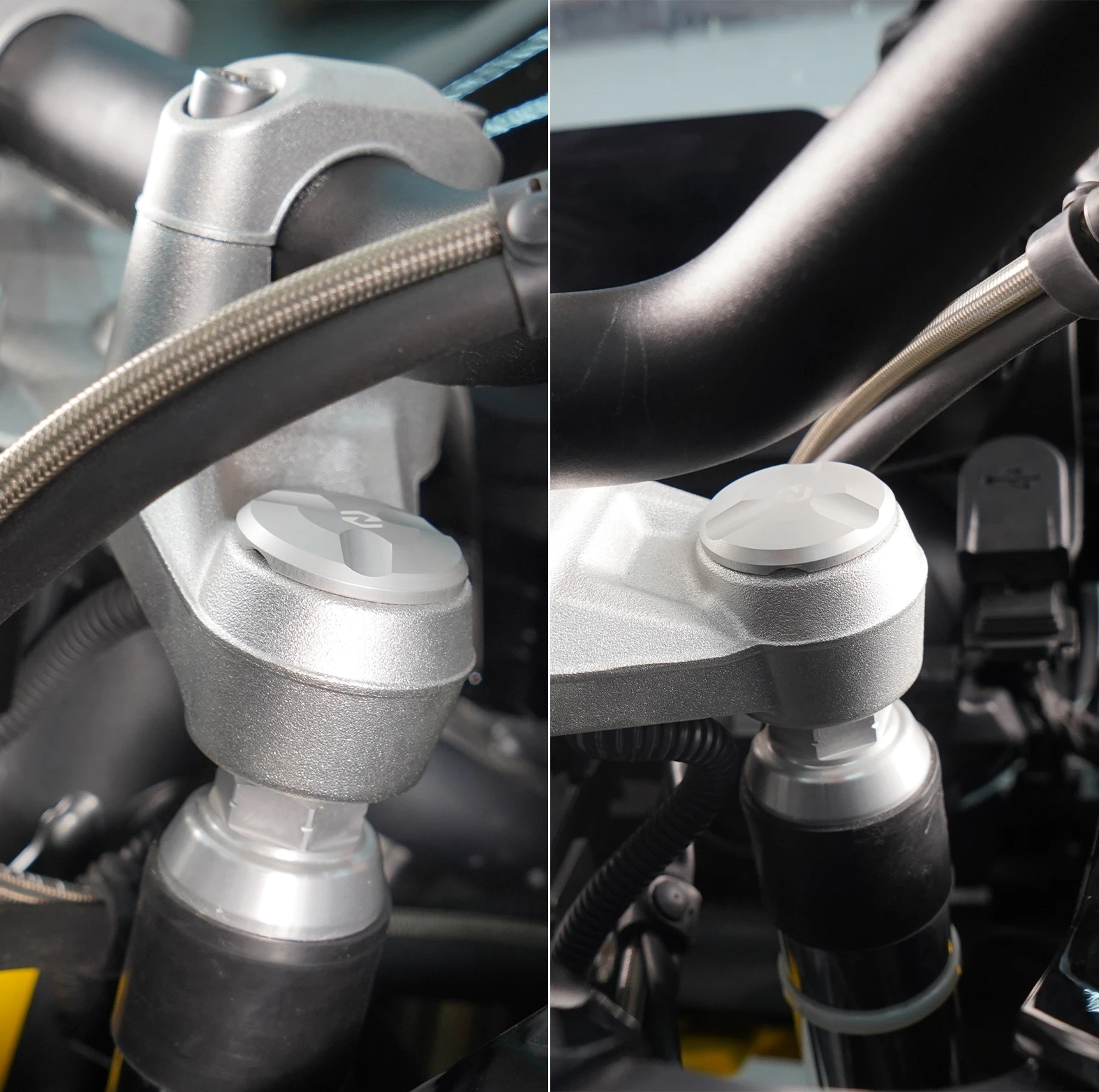 Motorcycle Fork Top Tube Cap Covers for BMW R1250GS 2019-2024 R1250GS Adventure 18-22 R1200GS/Adventure 14-18 R1200RT 19-22
