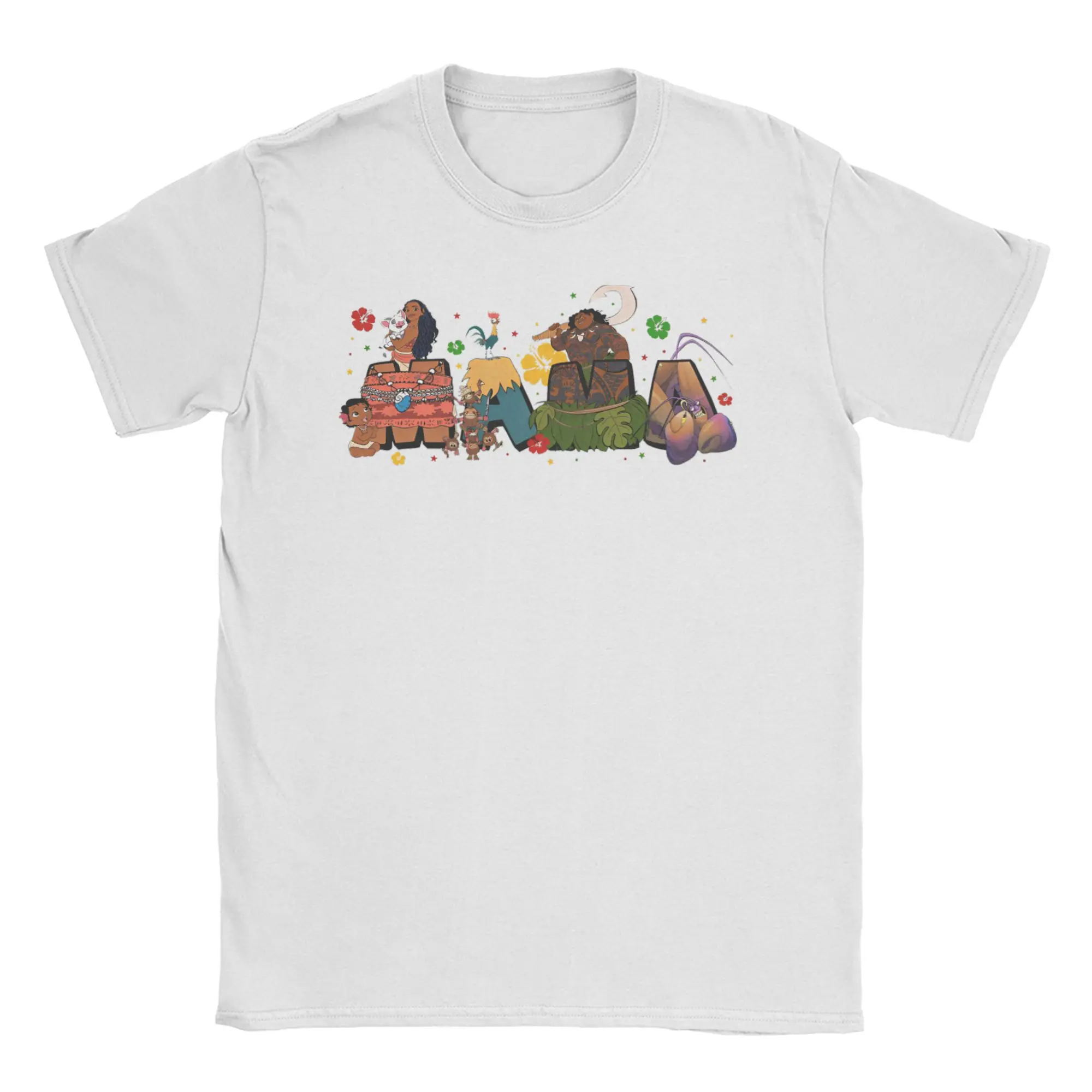 

ANIME Movie Moana Mama Tee Shirt for Men Women New Arrival T Shirts Disney Family Mom Gifts for Mothers Day Cotton Clothing
