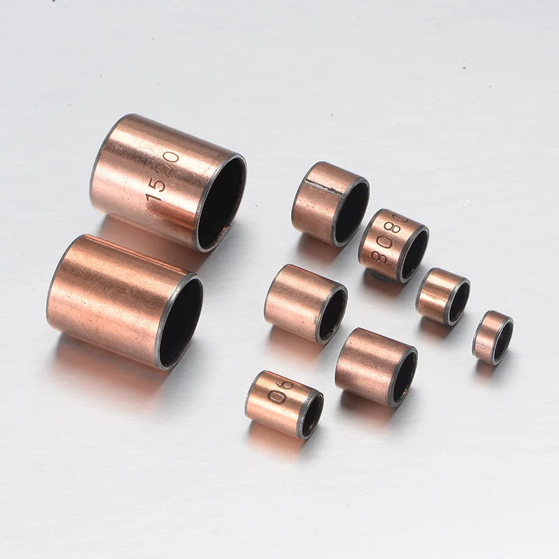 Uxcell 1-10pcs I.D. 18/20/22/25mm Self Lubricating Composite Sleeve Bearing Bushing Smooth Rod Accessories Wrapped Oilless