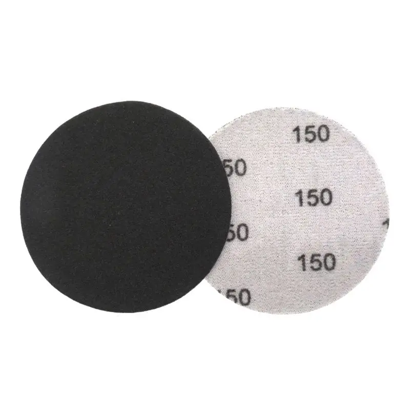 ABUH-996A+ 3 Inch 75Mm Disc Water Sandpaper Flocked Back Dry Sandpaper Wet And Dry (60 -400 )