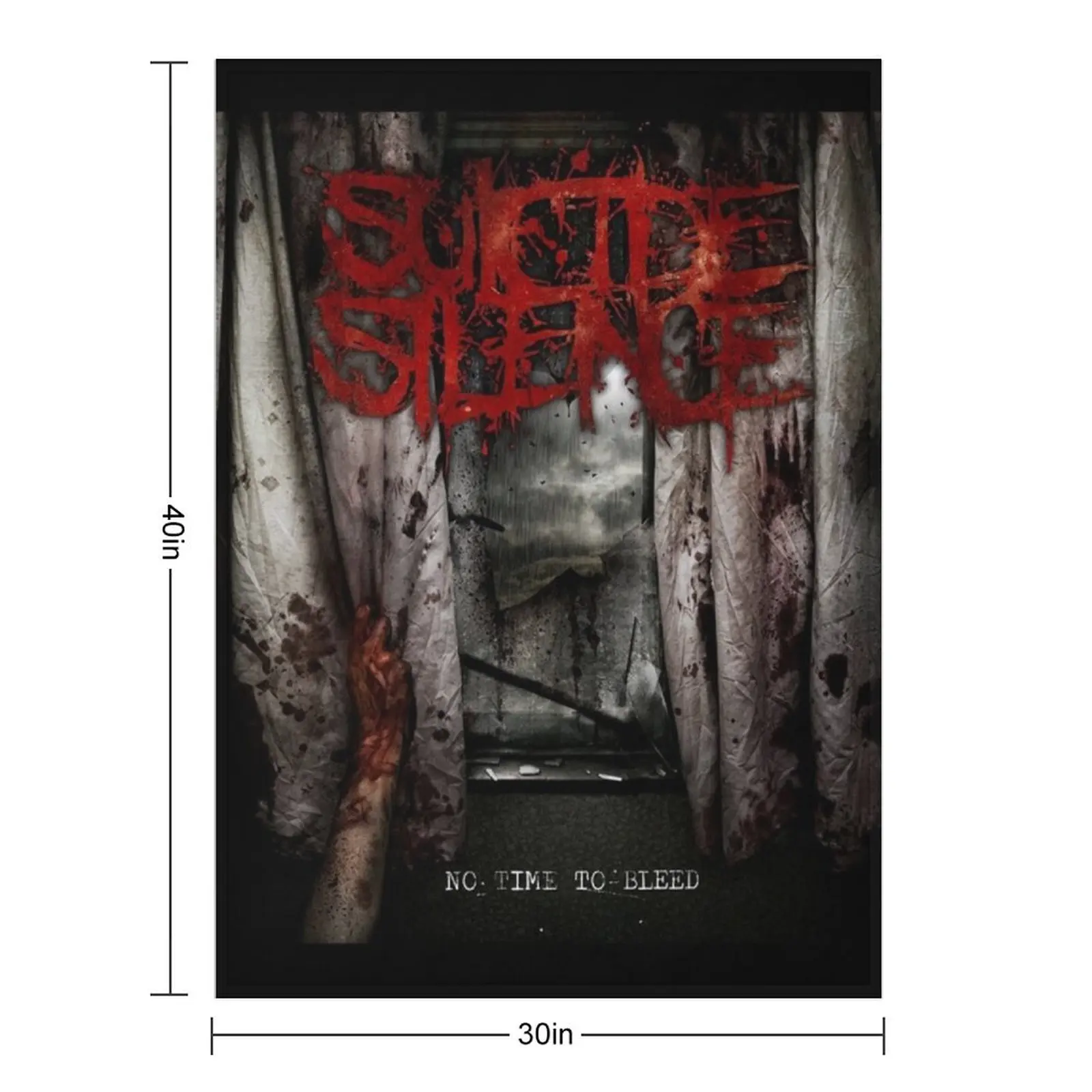 Suicide Silence no time to bleed 2 Throw Blanket Furrys Giant Sofa Flannels warm for winter Blankets