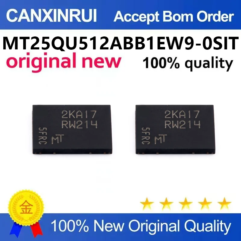 (5pcs-100pcs)Brand new original MT25QU512ABB1EW9-0SIT WPDFN8 LASH memory screen printing RW214