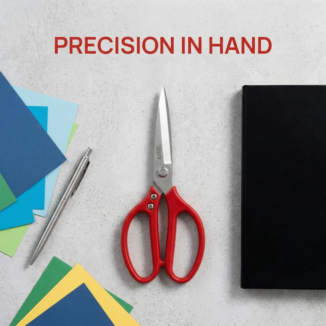 Multipurpose Stainless Steel Heavy Duty Scissors, Sharp Cutting Shears, for Kitchen, Sewing, Office, Home, Craft, Garden Use