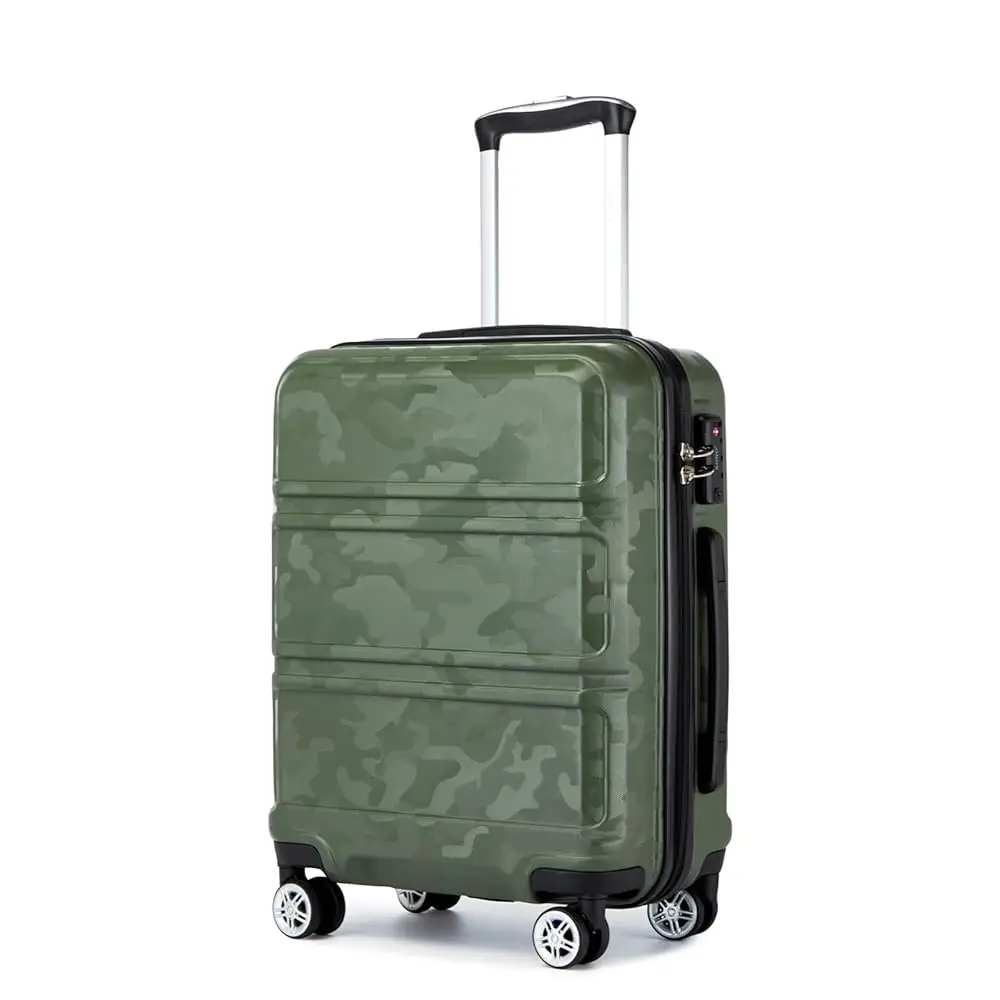 KONO-Serrure TSA, valise (M/L/XL) TONO, étui rigide, chariots ABS légers à roues jumelles 8