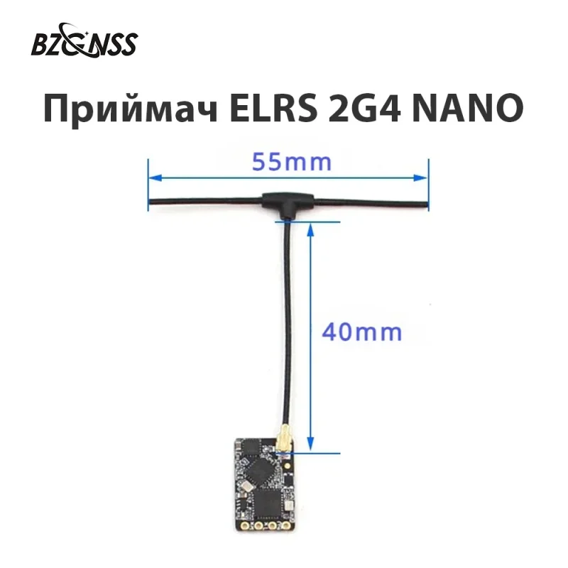 

10 шт. нано-приемник ELRS — 915 МГц/2,4 ГГц, Т-антенна, обновление прошивки Wi-Fi, частота обновления 250 Гц, для гоночных дронов FPV